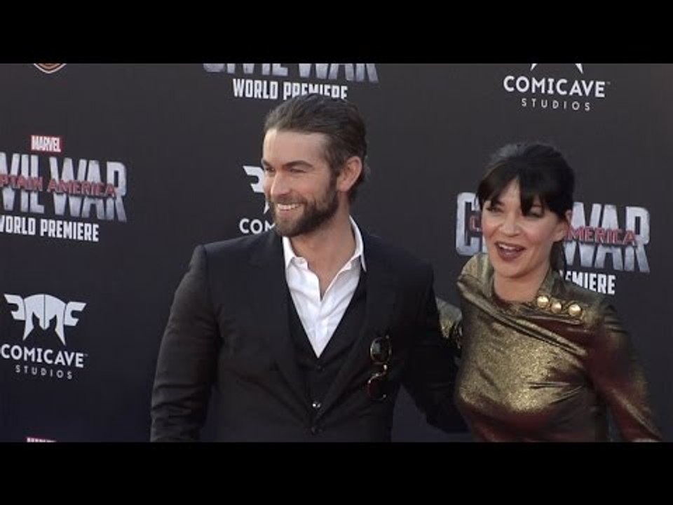 Chace Crawford & Jessica Szohr "Captain America Civil War" World Premiere Red Carpet Fashion Broll