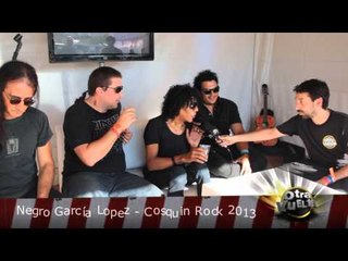 Otra Vuelta - Cosquín Rock 2013 - Entrevista con Negro García López