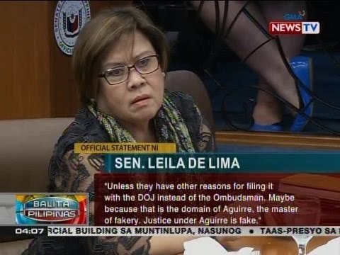 BP: Pahayag ni Sen. Leila de Lima