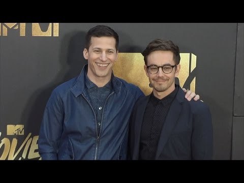 Andy Samberg & Akiva Schaffer #MTVMovieAwards Red Carpet