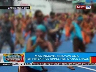 Mga inmate, sinayaw ang pen pineapple apple pen dance craze