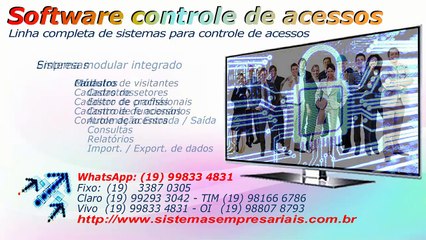 Software para controle de acessos para empresas