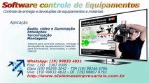 Software controle de equipamentos