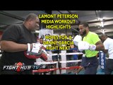 Lamont Peterson hopefull he fights Danny Garcia next   workout footage