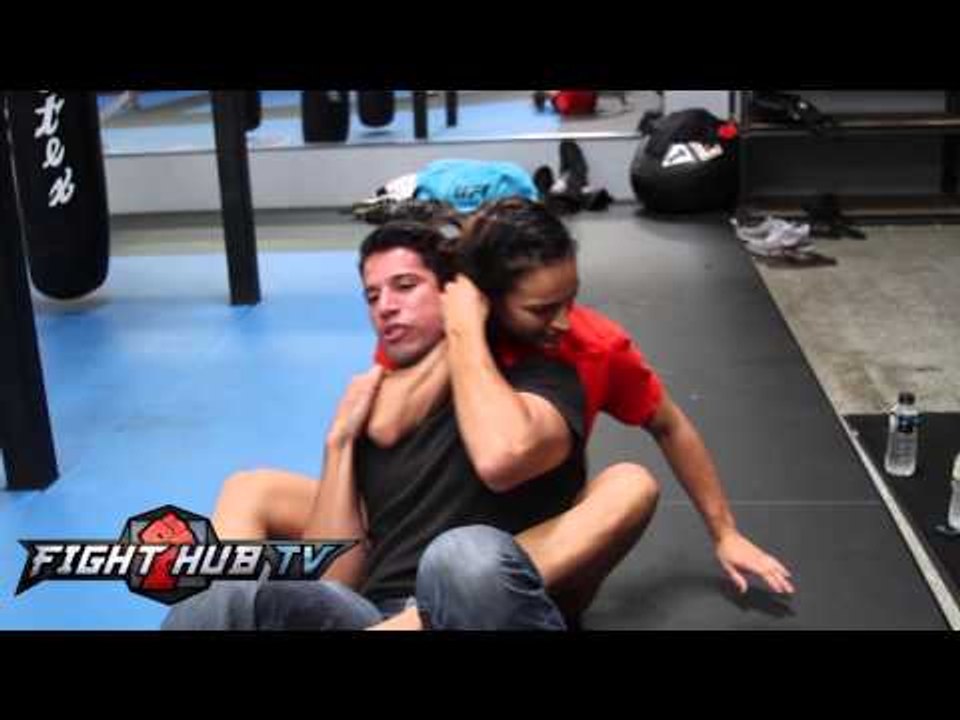 Sexy Submissions: Rachael Cummins secret rear naked choke
