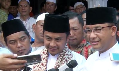 Anies Resmikan Masjid di Cipayung