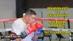 Brandon Rios vs. Diego Chaves: Rios media workout video | Mitt & bag work|