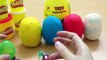 Play Doh Surprise Eggs - Kinder Smas Spongebob Disney Pi