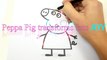 PEPPA PIG Transforms into Inside Out JOY custom drawing andasd coloring video f