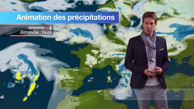 Prévisions météo pour la journée du Dimanche 16 Avril