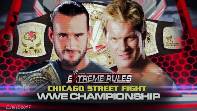 Extreme Rules 2012 CM Punk Vs. Chris Jericho - Chicago Street Fight - Highlights HD