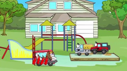 Car Wheely Try to be ACROBAT, his SISTER Looking for ADVEN