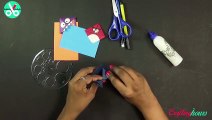 DIY Crepe Pars Craft - How to Make Cattleya Orchids Flowers with Paper