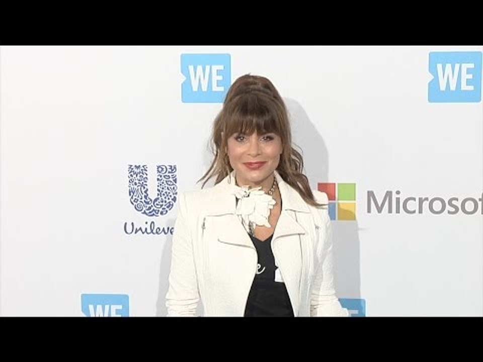 Paula Abdul WE Day California Blue Carpet Arrivals