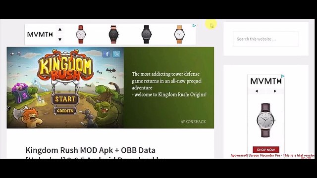 Kingdom Rush MOD Apk + OBB Data [Unlocked] 2.6.5 Android Download by Ironhide Game Studio