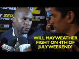 Floyd Mayweather responds to claims he uses dirty elbow tactics