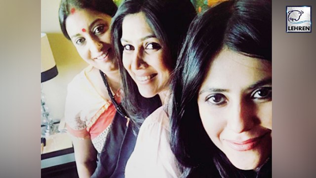 Smriti Irani, Sakshi Tanwar & Ekta Kapoor REUNITES
