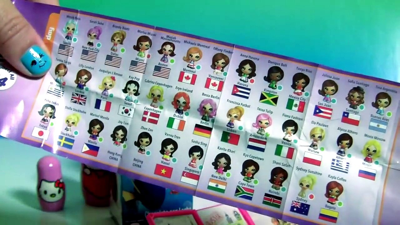 Hello Kitty Nesting Toys Surprise Matryoshka Dolls Stacking Cups by F