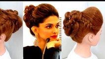 Deepika Padukon Inspired Hair Design   Easy Hairstyles