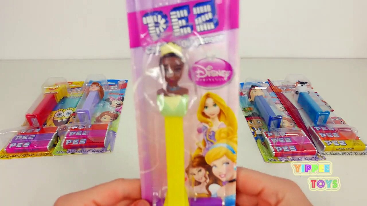 Buzz Spongebob and Disney PEZ Candy Dispens