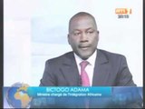 Le Ministre chargé de l'intégration Adama Bictogo était l'invité du JT de 20H