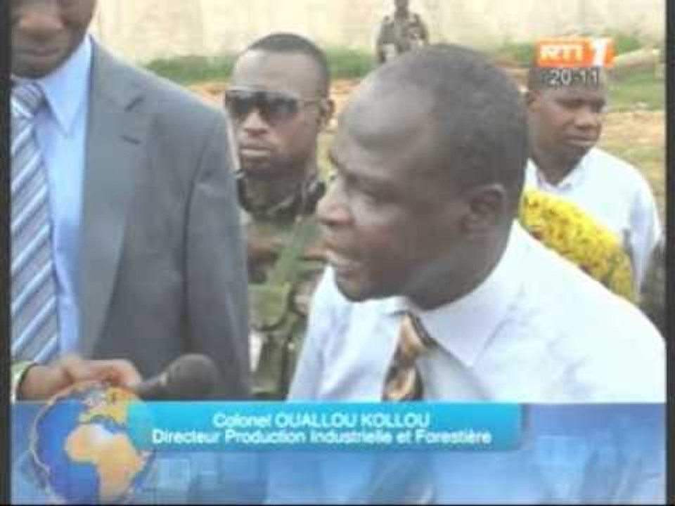 Descente surprise du Ministre Nabo C. dans des parcs d'exploitation de bois clandestins