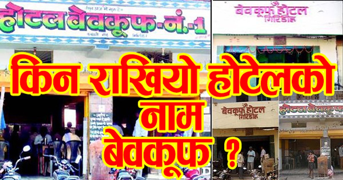 यो सहरमा छन् बेवकुफ होटल, किन राखियो यस्तो नाम ?