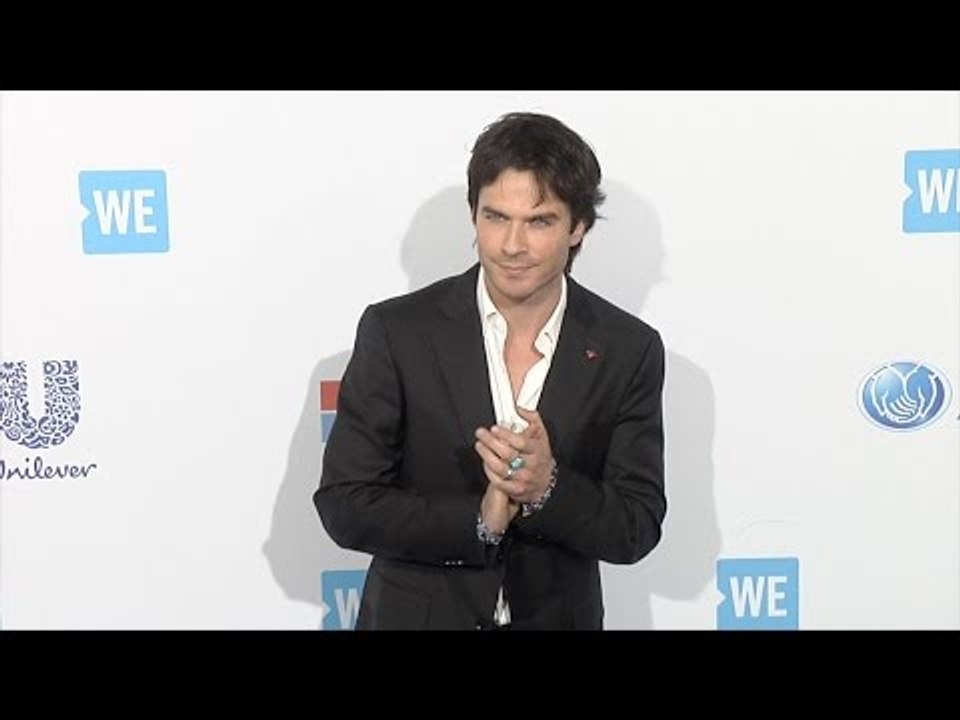 Ian Somerhalder WE Day California Blue Carpet Arrivals