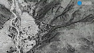 Drone footage shows MOAB drop in Afghanistan