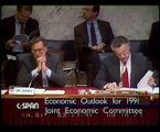 Unemployment, the Economy, Monetary Policy & Inflation: Alan Greenspan - Economic Outlook (1991) part 1/3