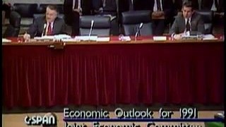 Unemployment, the Economy, Monetary Policy & Inflation: Alan Greenspan - Economic Outlook (1991) part 2/3