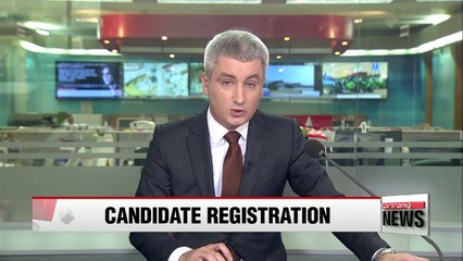 Five major presidential contenders register their candidacy for May 9 election