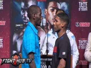 Terence Crawford vs. Yuriorkis Gamboa final press conference & face off video