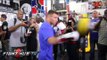 Russell vs  Lomachenko: Vasyl Lomenchenko boxing workout video