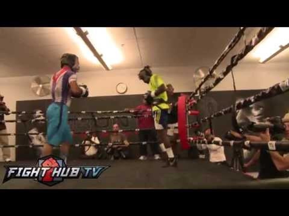 Terence Crawford vs. Yuriorkis Gamboa: Full Gamboa sparring session