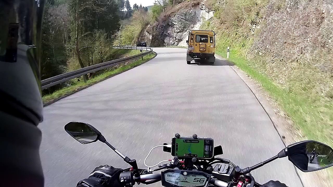 Südschwarzwald 14. April 2017 Motorradtour Yamaha MT 07