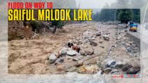 Naran Kaghan Flood On Saif Ul Malook Lake