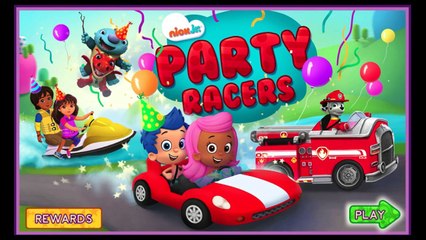 Party Racers Paw Patrol, Dora And Friends, Bubble Guppies. Game For Kids.