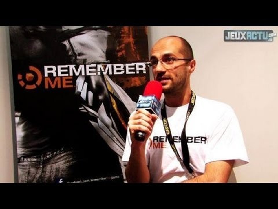 Remember Me : Jean-Maxime Moris Interview (Gamescom 2012)