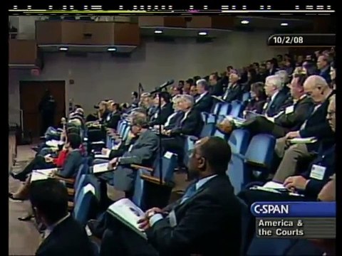 Alan Greenspan: America Courts Program, U.S. Constitution and the Economy Law Center (2008)