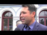 De La Hoya not sure if Pacquiao will be next for Canelo; Talks meeting w/ Arum next.