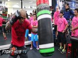 Cotto vs. Martinez: Miguel Cotto full media workout video   Mitts & Bag work