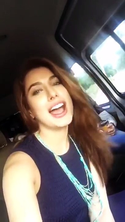 Mehwish Hayat and Fahad Mustafa with Actor In Law Cast