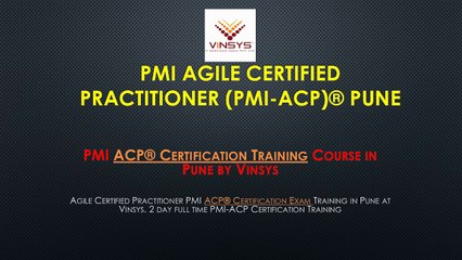 ACP Certification Training in Pune