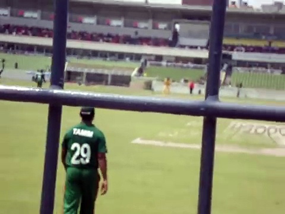 TAMIM IQBAL On Fire In MIRPUR stadium.....