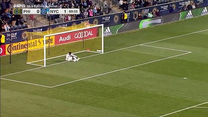 Goal David Villa - Philadelphia VS New York City (0-2)