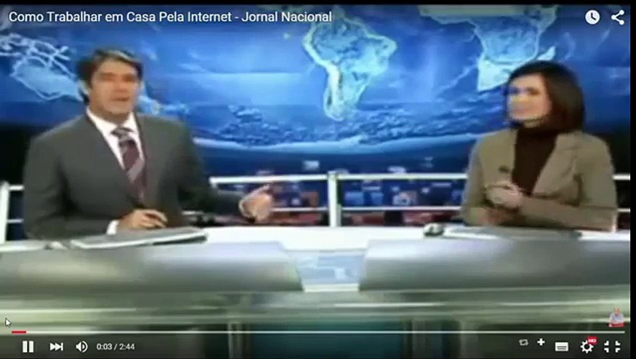Trabalhar em casa já é Realidade diz Jornal Nacional