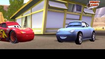 #CARTOONS Disney Pixar Cars Toon Lightning McQueen & Sully. #FunnyCars