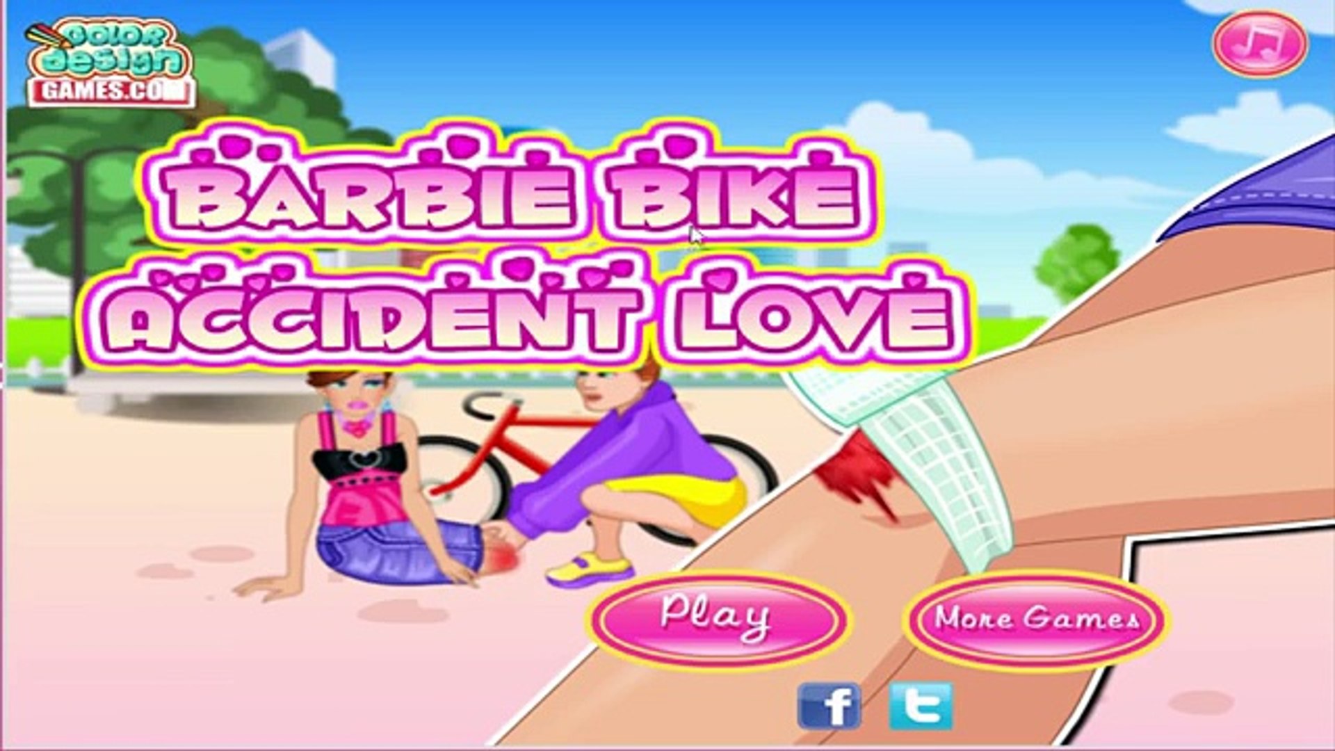 Barbie accident cheap games