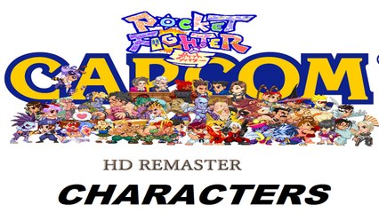 Pocket Fighter HD Remaster  - Characters